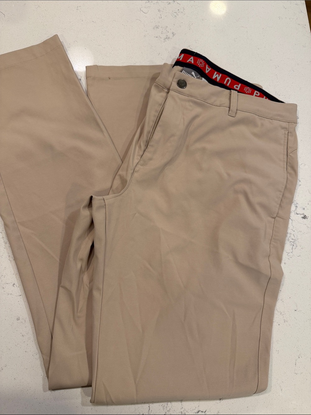 Puma Men's Khaki Slim golf Pant